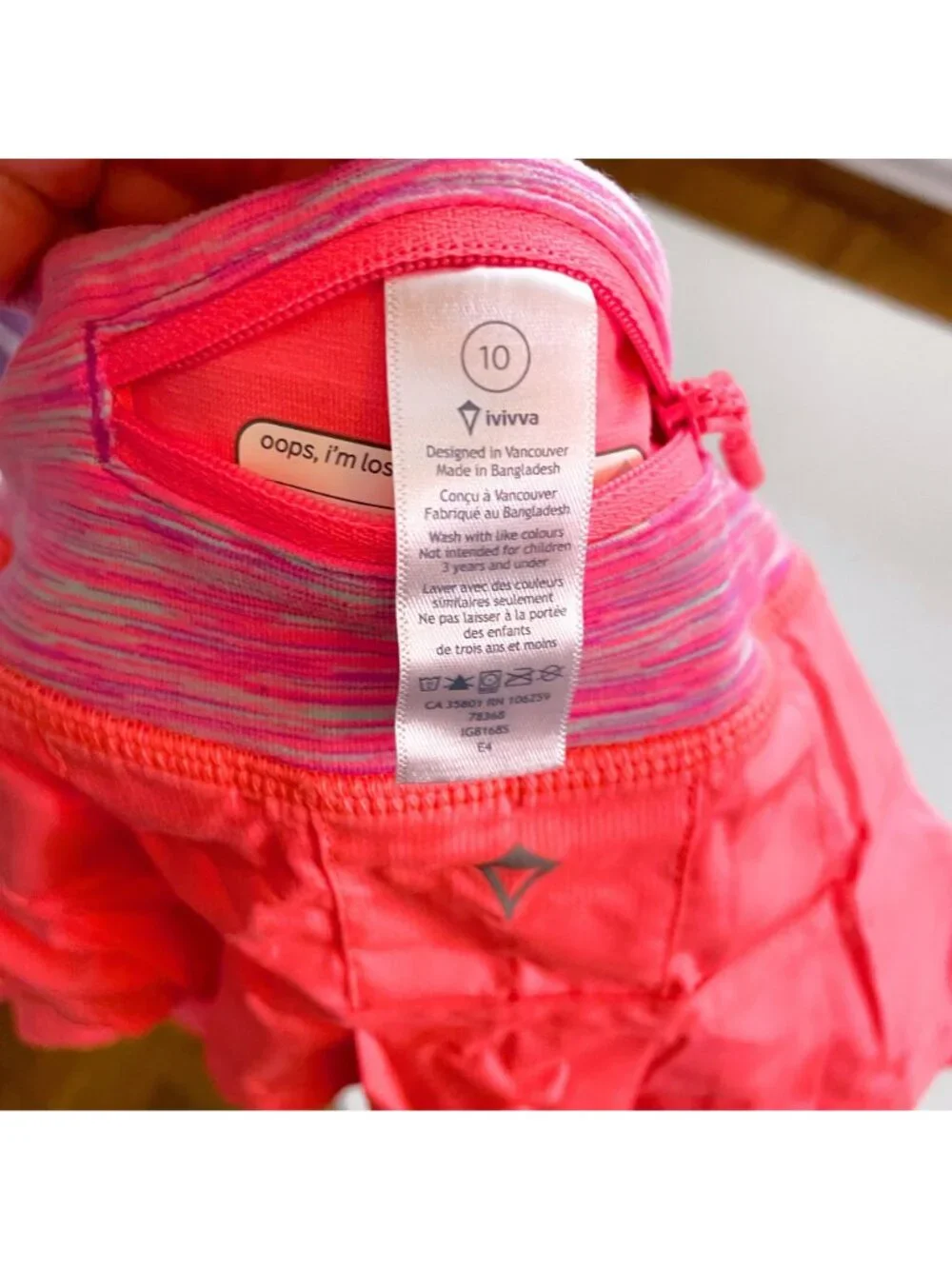 Ivivva Set the Pace Pink Skort, Size 10